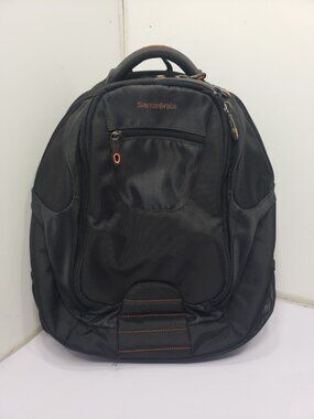 Samsonite Black Laptop Backpack Travel Business Bag Multi-Compartment Padded